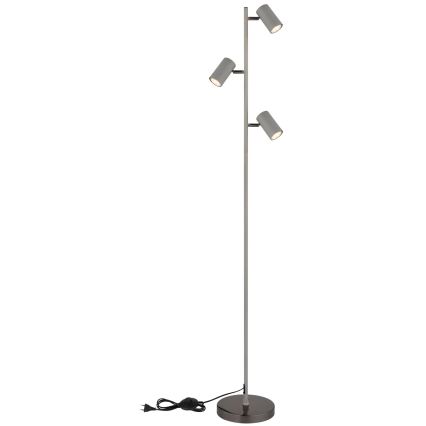 Globo - Gulvlampe 3xGU10/5W/230V grå