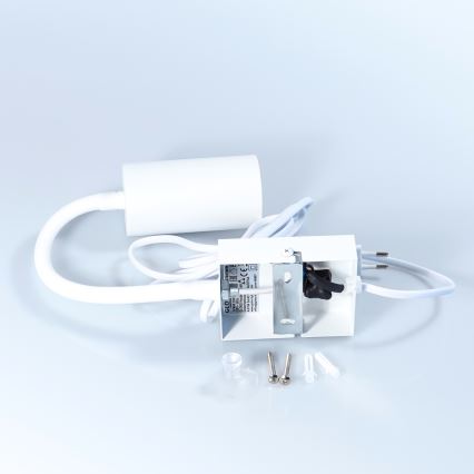 Globo - Fleksibel væglampe 1xGU10/25W/230V hvid