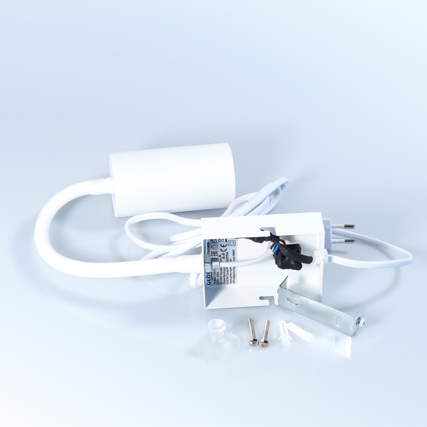 Globo - Fleksibel væglampe 1xGU10/25W/230V hvid