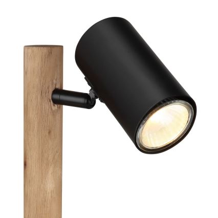 Globo - Bordlampe 1xGU10/5W/230V træ/metal