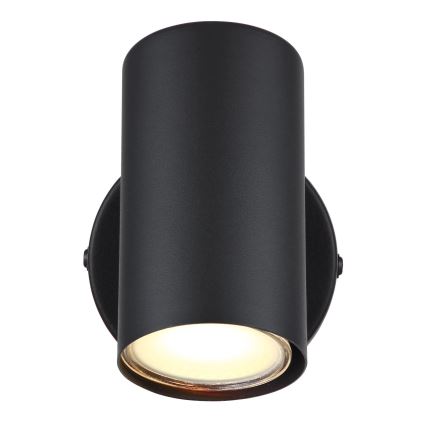 Globo - Vægspot 1xGU10/25W/230V sort