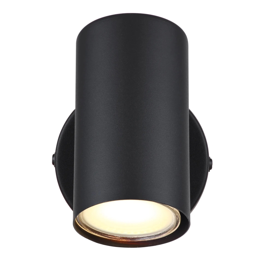 Globo - Vægspot 1xGU10/25W/230V sort