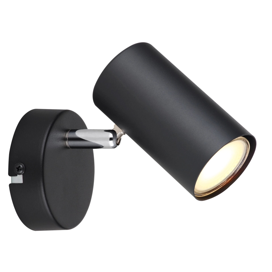 Globo - Vægspot 1xGU10/25W/230V sort
