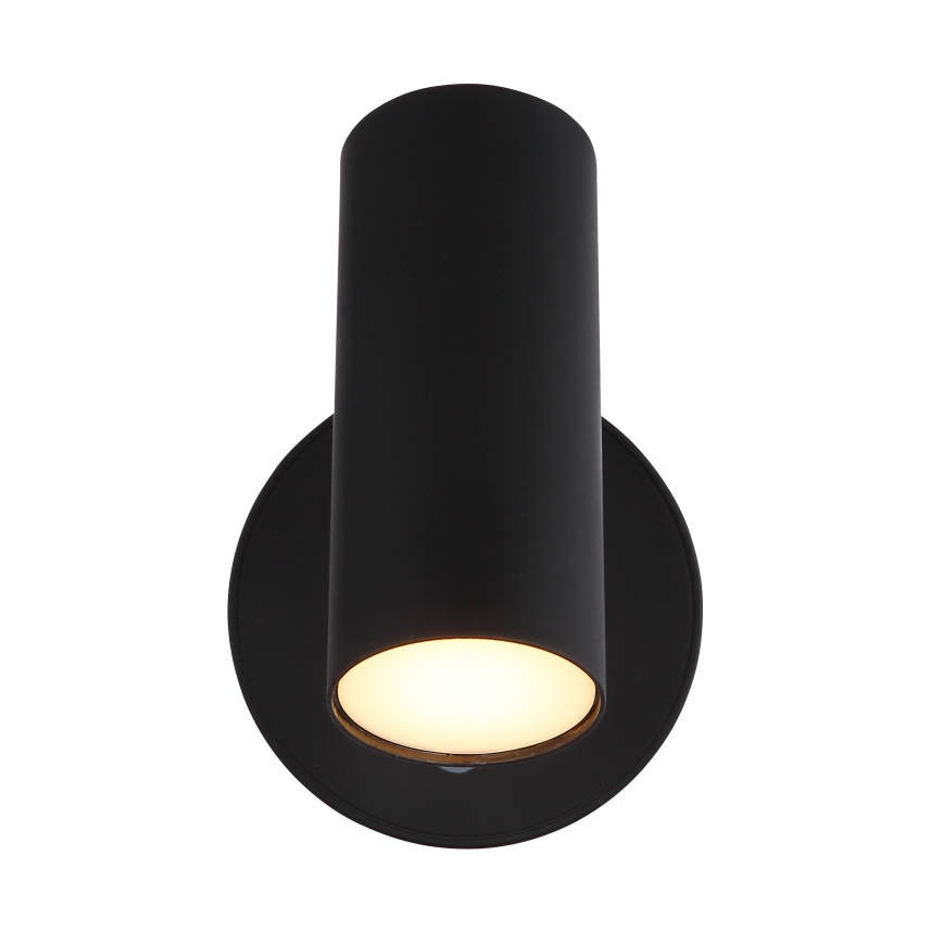 Globo - LED dæmpbar genopladelig vægspotlampe LED/0,4W/3,7V 1800 mAh sort