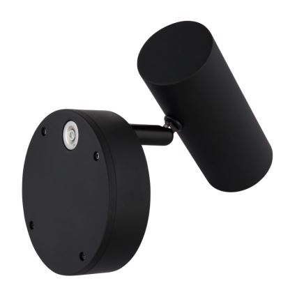 Globo - LED dæmpbar genopladelig vægspotlampe LED/0,4W/3,7V 1800 mAh sort