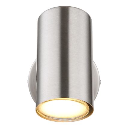 Globo - Vægspot 1xGU10/25W/230V mat krom