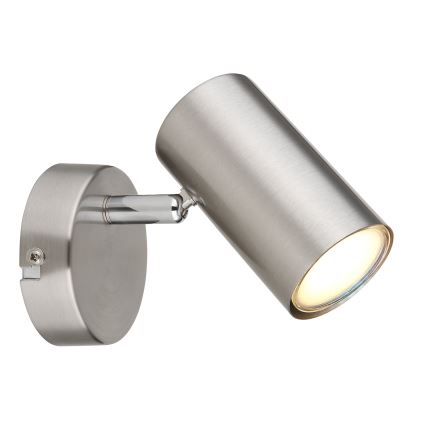 Globo - Vægspot 1xGU10/25W/230V mat krom