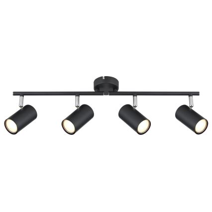 Globo - Spotlampe 4xGU10/25W/230V sort