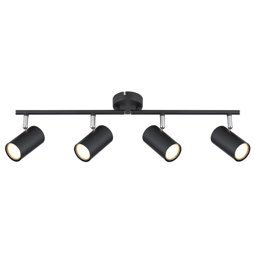 Globo - Spotlampe 4xGU10/25W/230V sort