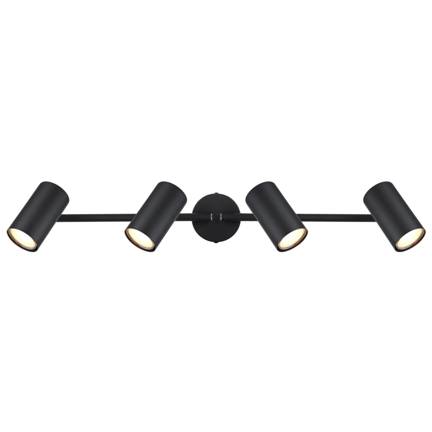 Globo - Spotlampe 4xGU10/25W/230V sort