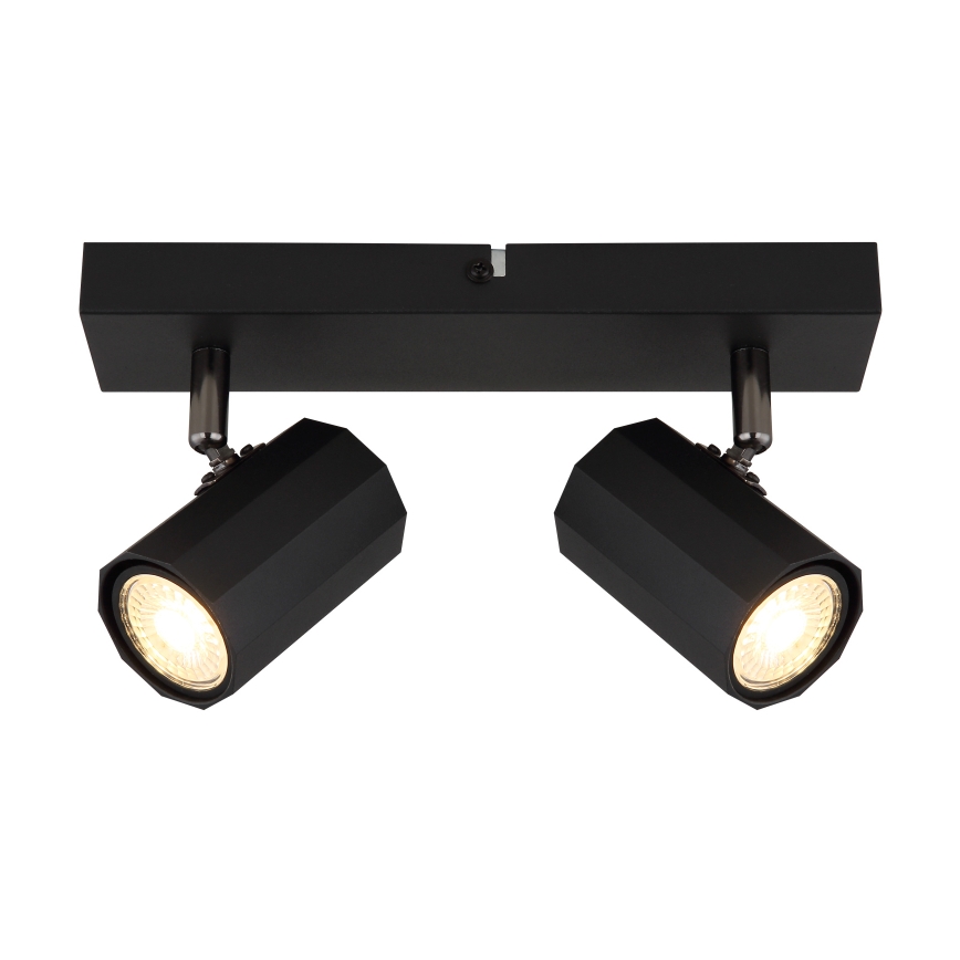 Globo - Spotlampe 2xGU10/25W/230V sort