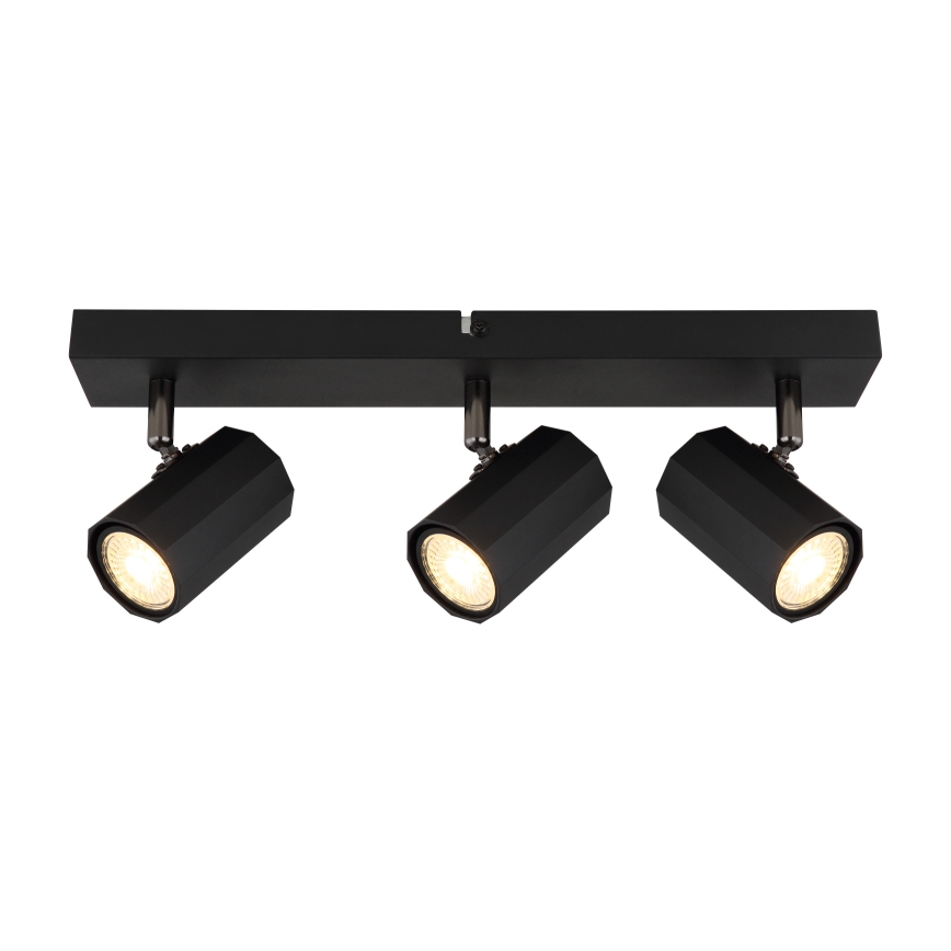 Globo - Spotlampe 3xGU10/25W/230V sort