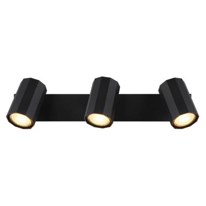 Globo - Spotlampe 3xGU10/25W/230V sort