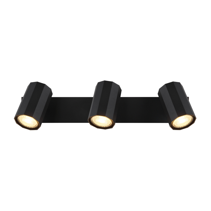 Globo - Spotlampe 3xGU10/25W/230V sort