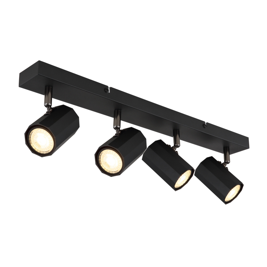 Globo - Spotlampe 4xGU10/25W/230V sort