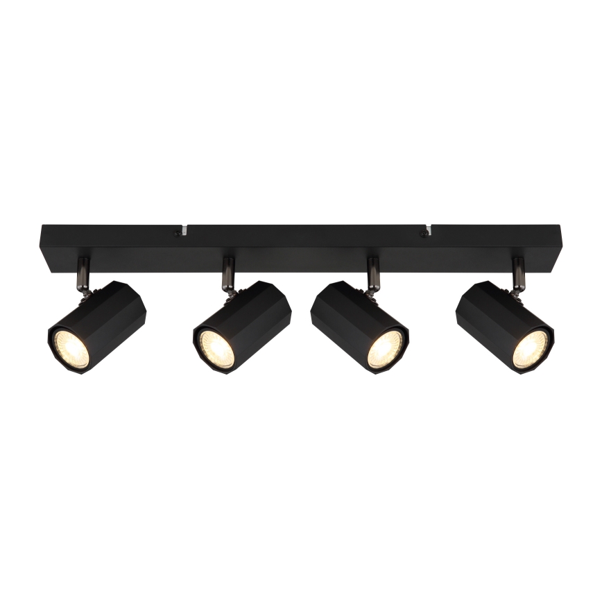 Globo - Spotlampe 4xGU10/25W/230V sort