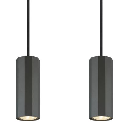 Globo - Pendel 4xGU10/25W/230V sort