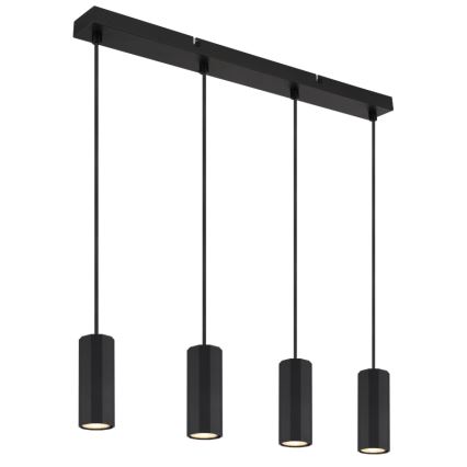 Globo - Pendel 4xGU10/25W/230V sort