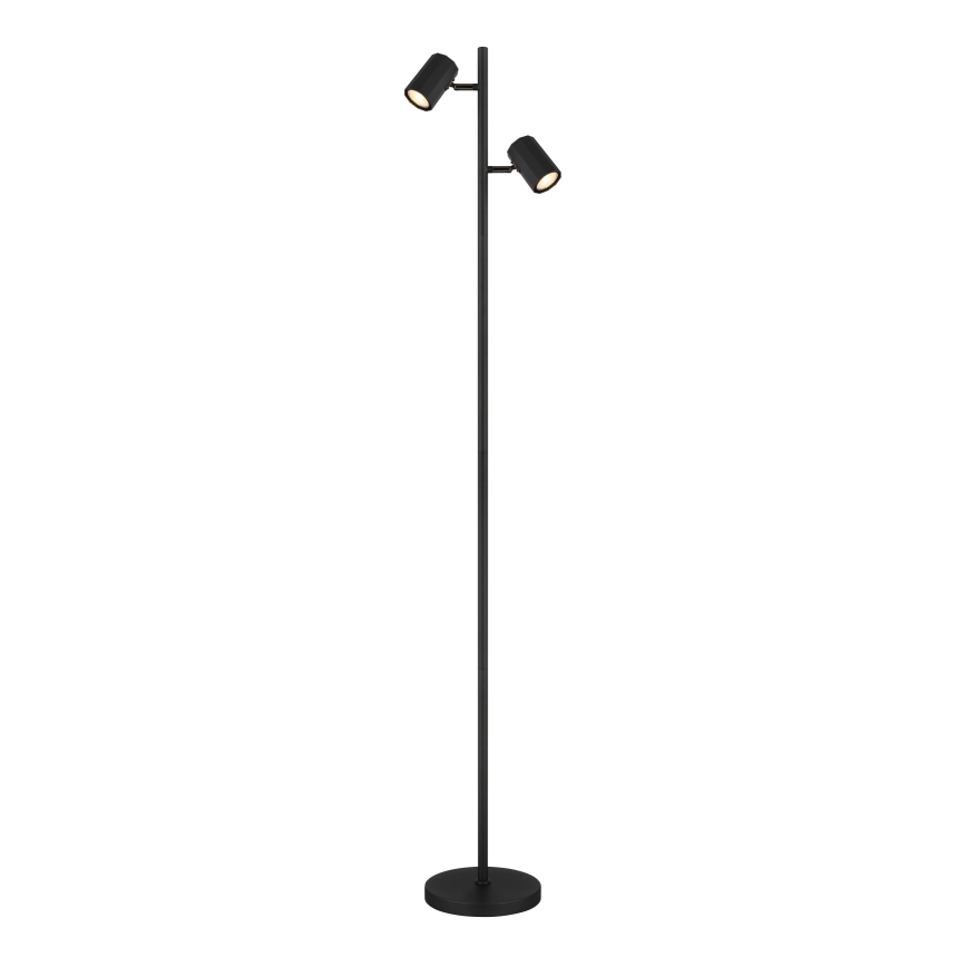 Globo - Gulvlampe 2xGU10/5W/230V sort