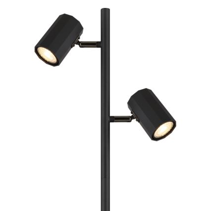 Globo - Gulvlampe 2xGU10/5W/230V sort
