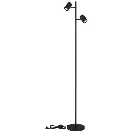 Globo - Gulvlampe 2xGU10/5W/230V sort