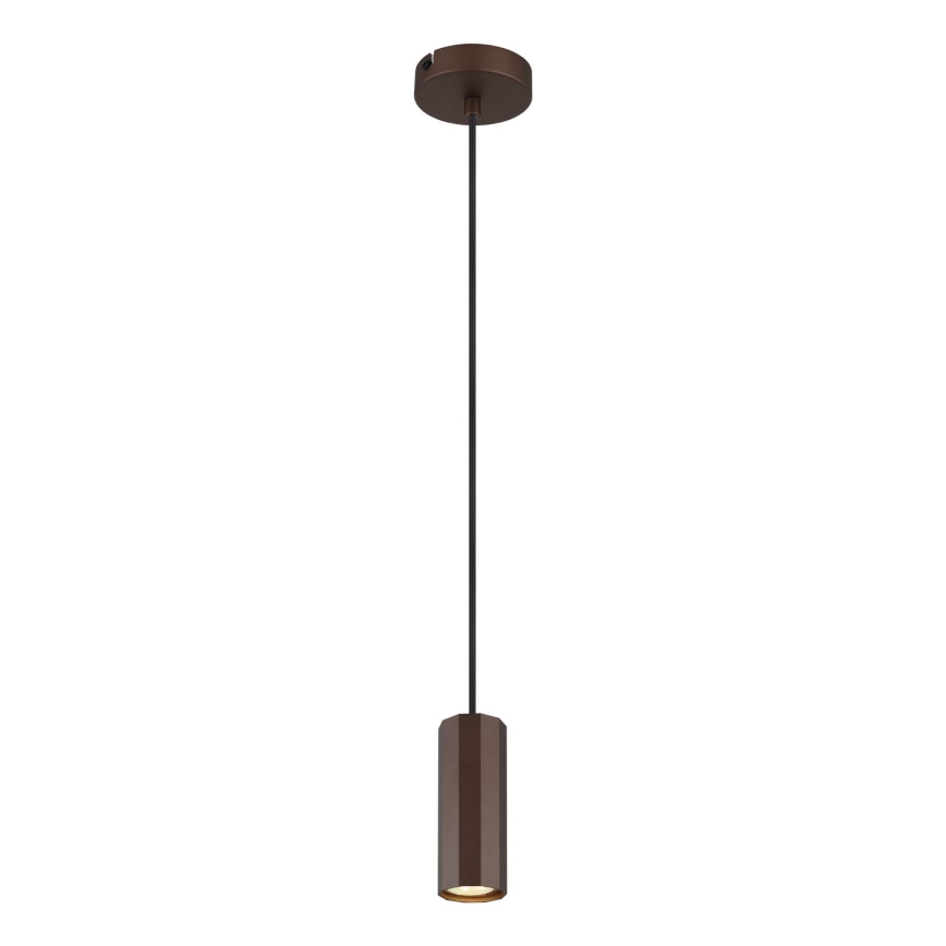 Globo - Pendel 1xGU10/25W/230V brun
