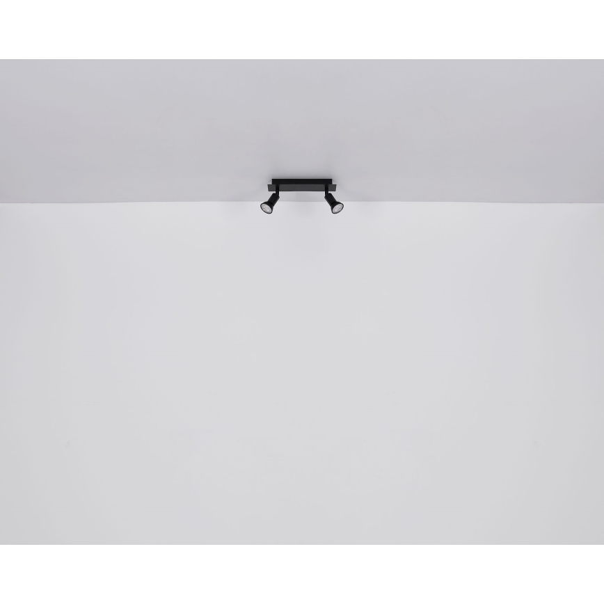 Globo - Spotlampe 2xGU10/35W/230V sort