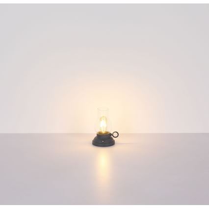 Globo - Genopladelig LED bordlampe m. touch-funktion dæmpbar LED/1W/3,7V 1200 mAh antracit