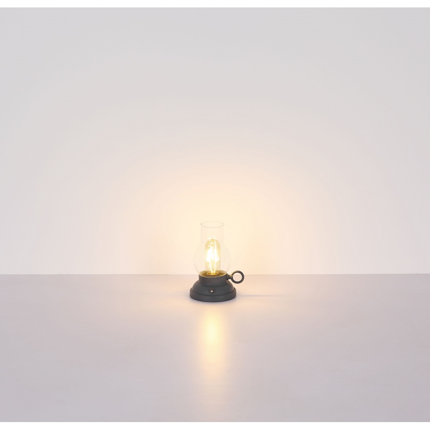 Globo - Genopladelig LED bordlampe m. touch-funktion dæmpbar LED/1W/3,7V 1200 mAh antracit