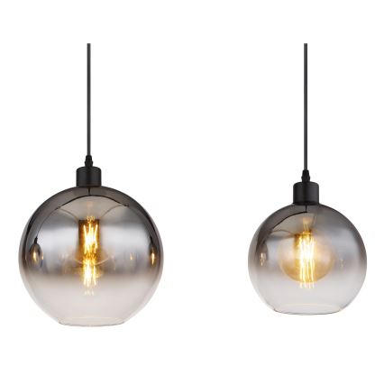 Globo - Pendelarmatur på kabel 3xE27/60W/230V