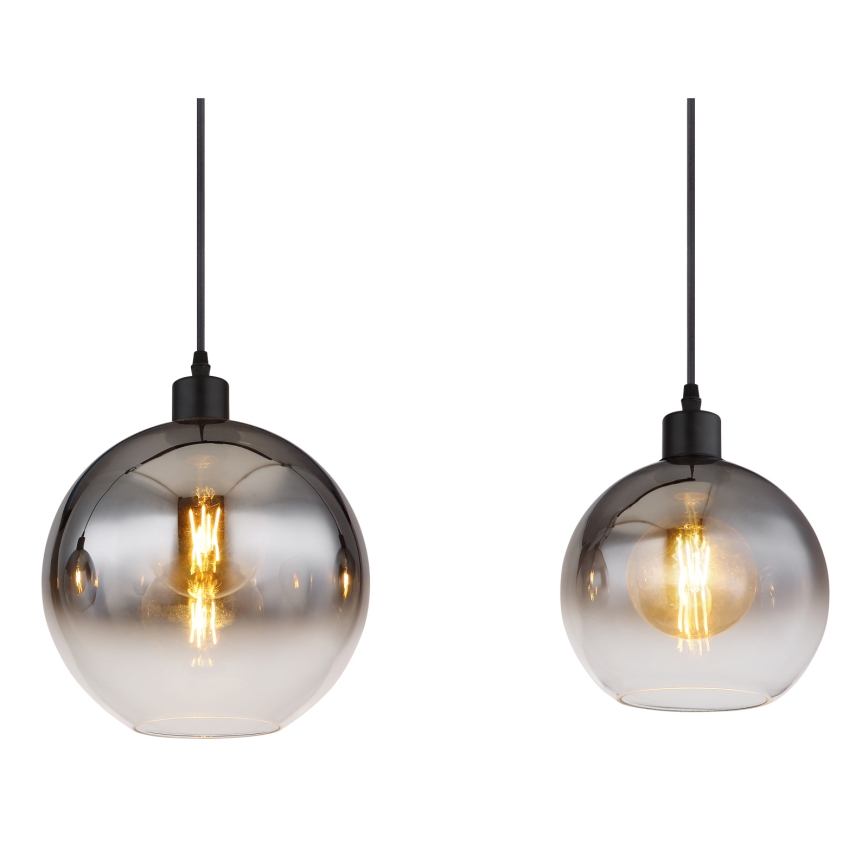 Globo - Pendelarmatur på kabel 3xE27/60W/230V