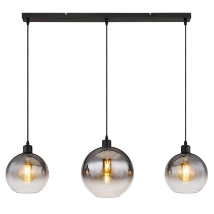 Globo - Pendelarmatur på kabel 3xE27/60W/230V
