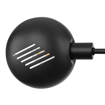 Globo - Gulvlampe 5xE14/40W/230V sort