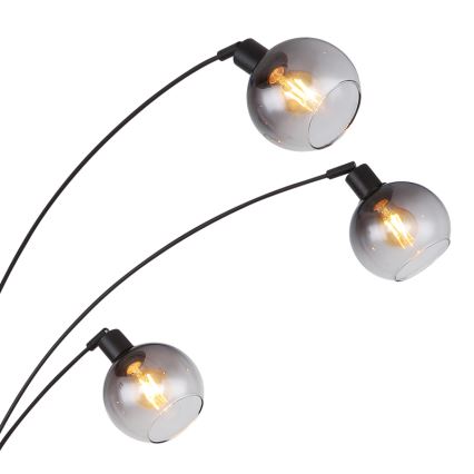 Globo - Gulvlampe 5xE27/40W/230V røget
