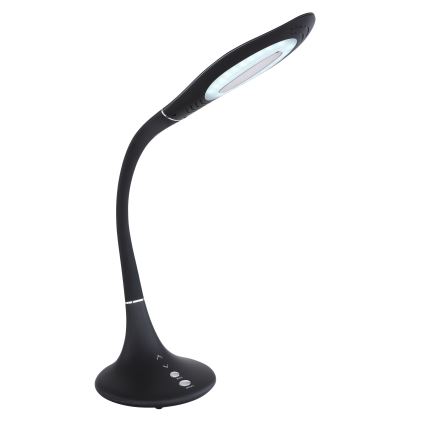 Globo - LED bordlampe m. touch-funktion fleksibel LED/9W/230V 3000/4500/6500K sort