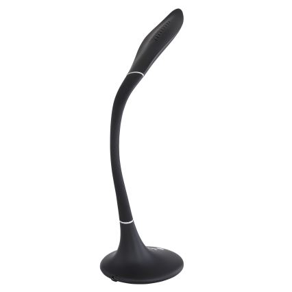 Globo - LED bordlampe m. touch-funktion fleksibel LED/9W/230V 3000/4500/6500K sort