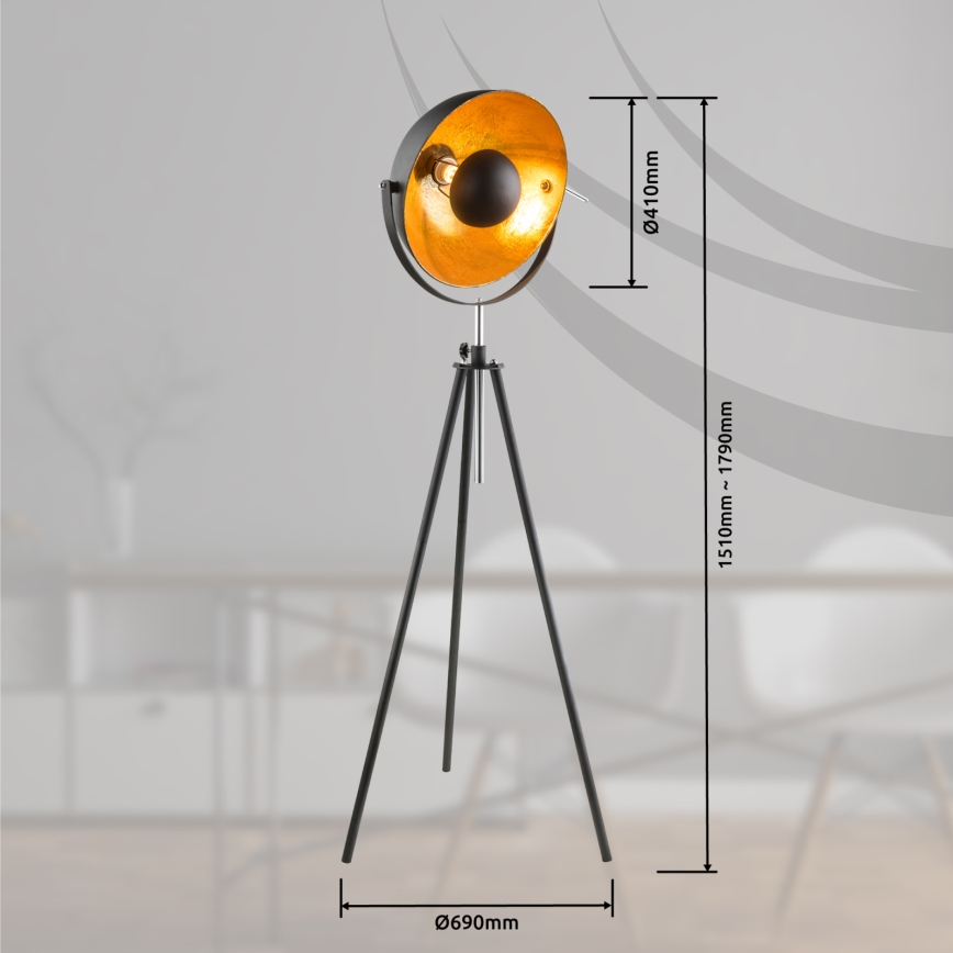 Globo - Gulvlampe 1xE27/60W/230V