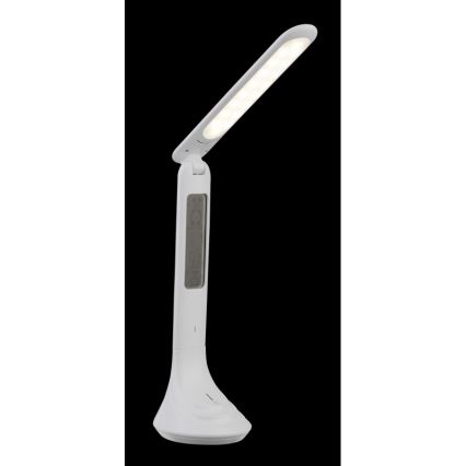 Globo - LED dæmpbar genopladelig bordlampe med display LED/4W/230V 2200 mAh hvid