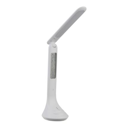 Globo - LED dæmpbar genopladelig bordlampe med display LED/4W/230V 2200 mAh hvid