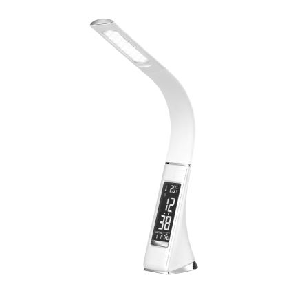 Globo - LED bordlampe m. touch-funktion dæmpbar med display LED/6,5W/230V 3000/4500/5800K hvid