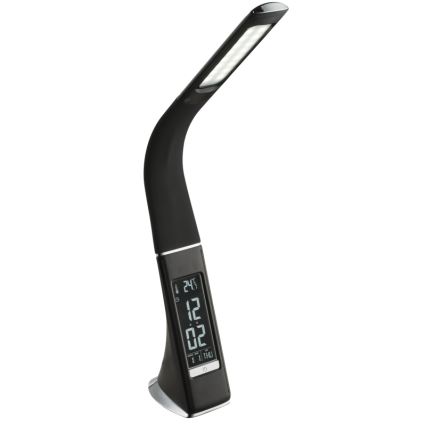 Globo - Dæmpbar berøringsbetjent LED-bordlampe med display LED/6,5W/230V 3000/4500/5800K, sort