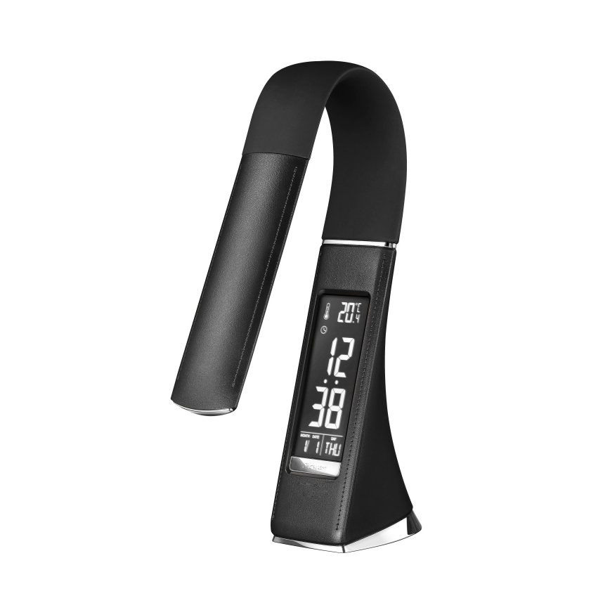 Globo - Dæmpbar berøringsbetjent LED-bordlampe med display LED/6,5W/230V 3000/4500/5800K, sort