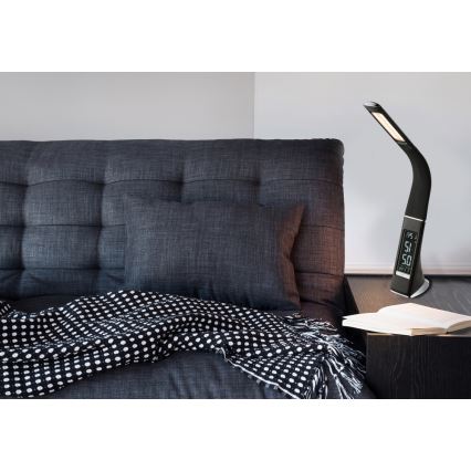 Globo - LED dæmpbar touch bordlampe med display LED/6,5W/230V 3000/4500/5800K sort