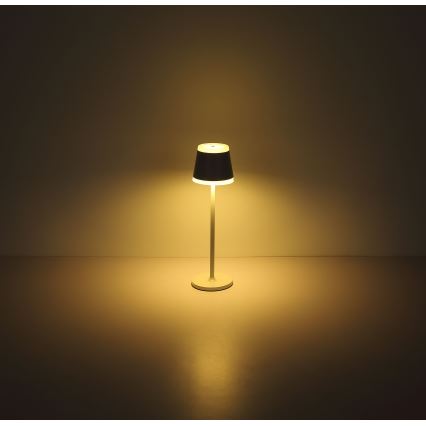 Globo - LED Genopladelig bordlampe m. touch-funktion dæmpbar LED/4,6W/230V 1800 mAh USB IP54 hvid