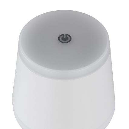Globo - LED Genopladelig bordlampe m. touch-funktion dæmpbar LED/4,6W/230V 1800 mAh USB IP54 hvid