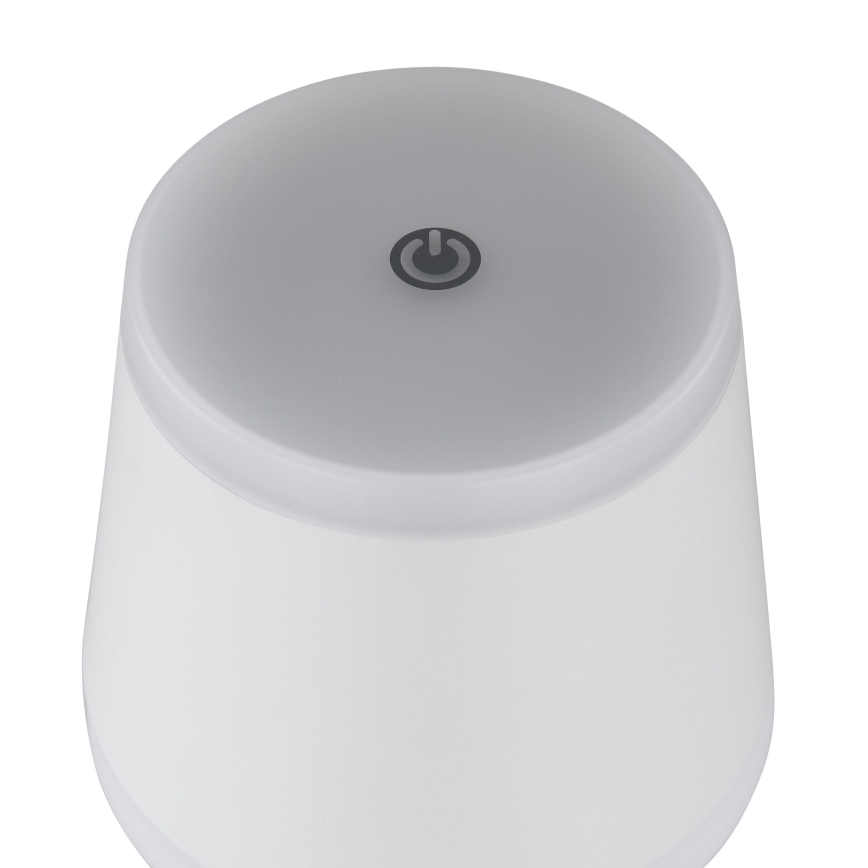 Globo - LED Genopladelig bordlampe m. touch-funktion dæmpbar LED/4,6W/230V 1800 mAh USB IP54 hvid