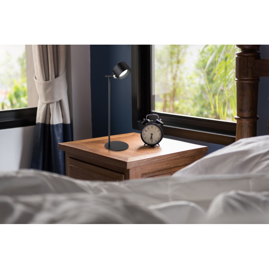 Globo - LED bordlampe m. touch-funktion dæmpbar 04.01.2001 LED/4W/5V 3000/4000/5000K 1200 mAh sort