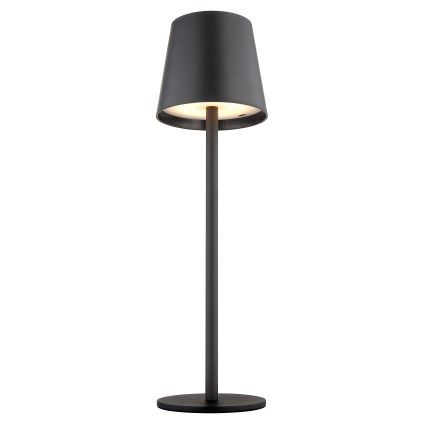 Globo - Udendørs LED lampe touch-funktion dæmpbar LED/3W/3,7V IP44 1800mAh + USB sort