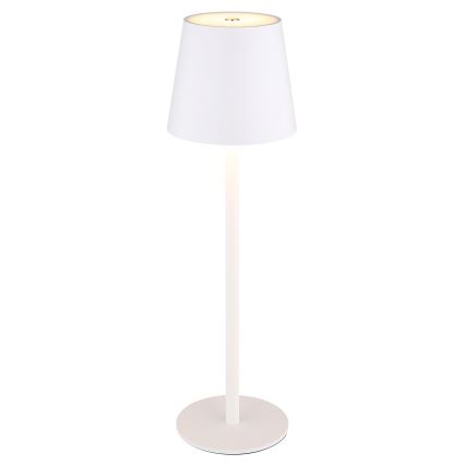 Globo - Udendørs LED lampe touch-funktion dæmpbar LED/3W/3,7V IP44 1800 mAh USB hvid