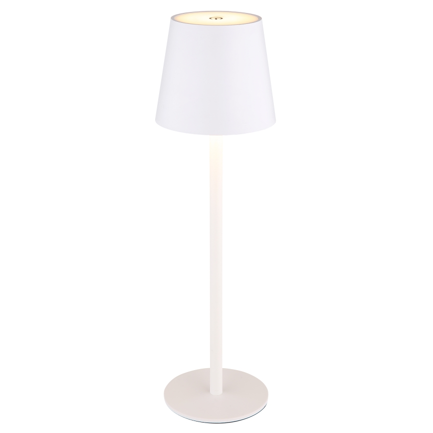 Globo - Udendørs LED lampe touch-funktion dæmpbar LED/3W/3,7V IP44 1800 mAh USB hvid